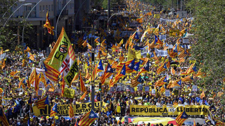 The cost of the Catalan independence process