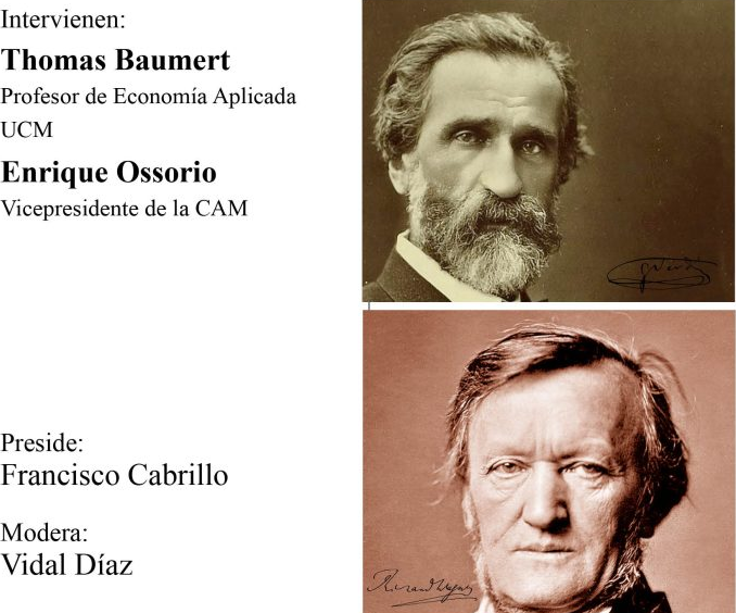 Conferencia: Ciclo Música y Economía sobre Verdi y Wagner con Francisco Cabrillo