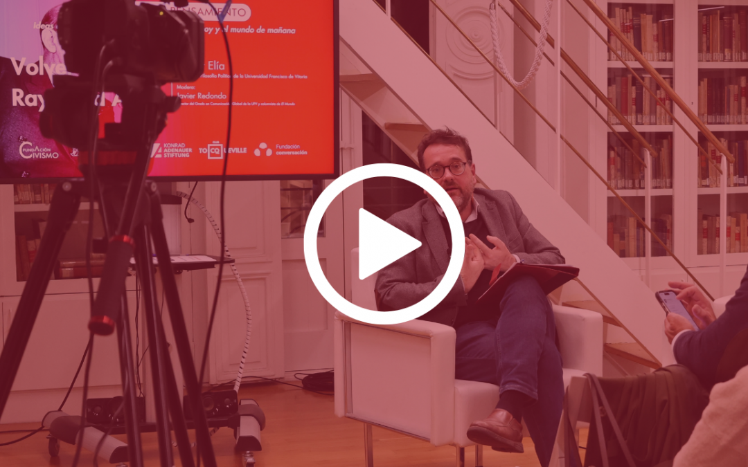 «Democracia: sistema de organización pacífica de la competencia de grupos en la búsqueda del poder»